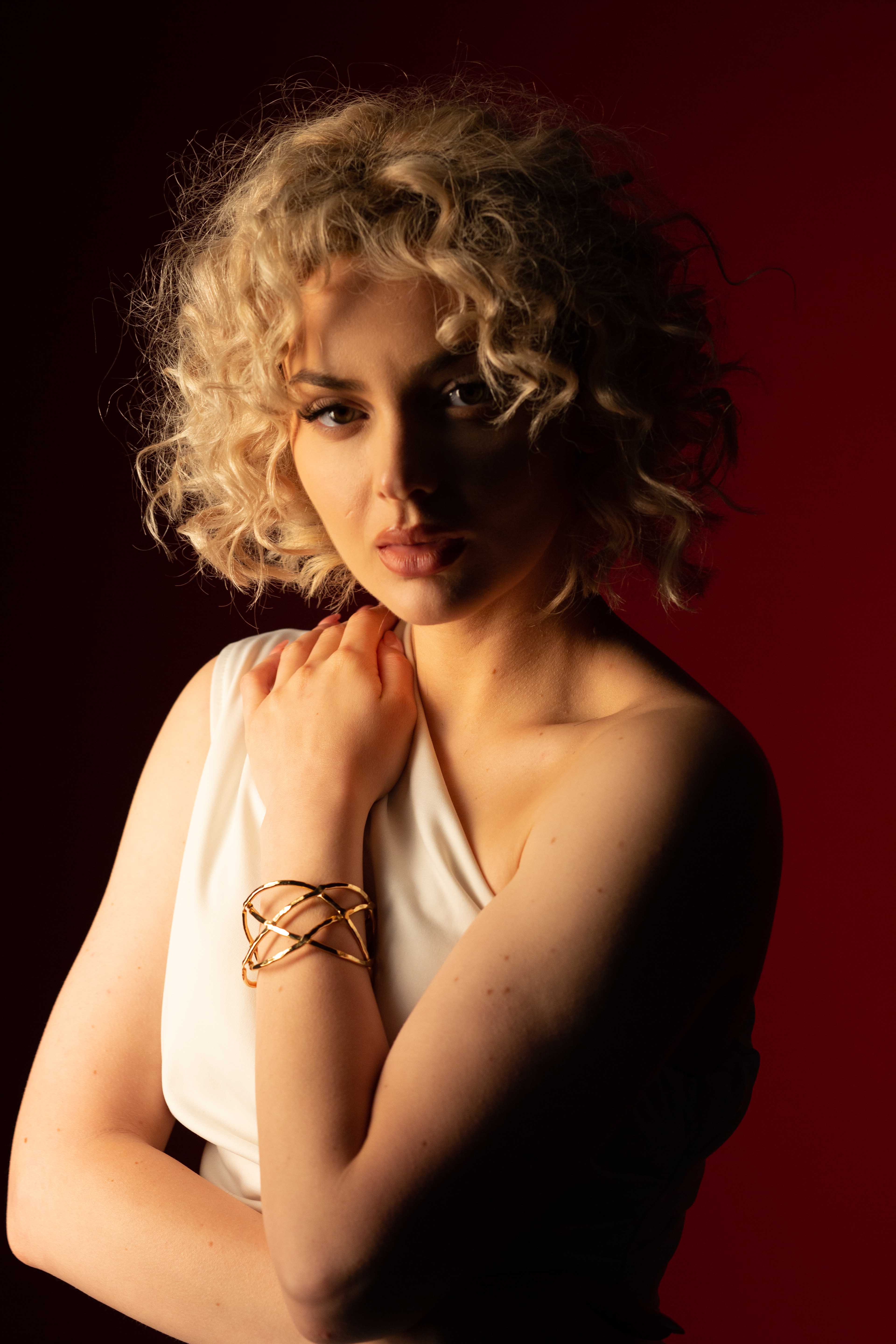portrait with heart